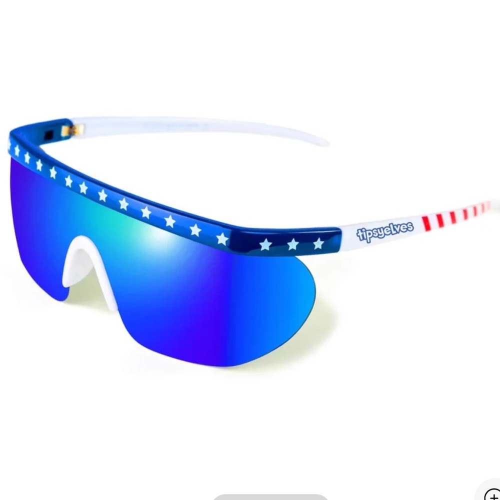 Tipsy Elves Blue and White Star Sunglasses